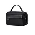 Arctic Hunter KB00843 Nylon Leather Travel Pouch hand Clutch Bag(Black) - Image 2