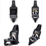 Bange 7210 Anti Theft Crossbody Shoulder Sling Bag(Black) - Image 3