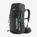 Naturehike NH18Y045-Q Outdoor Professional Hiking Trekking Camping Rucksack With Suspension System Backpackss(Black)