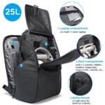 Bange BG-2581 Multifunction 15.6" Business Travel Backpacks(Black) - Image 3
