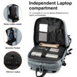 Arctic Hunter B00391 Travel & Sports Backpacks(Grey) - Image 3