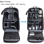 Arctic Hunter B00575 Waterproof Hard Case Camera Backpacks(Black) - Image 3