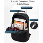 Arctic Hunter B00915 Office Laptop 15.6" Shock-proof Crash Cushion Pad Premium Handle Bag(Grey) - Image 3