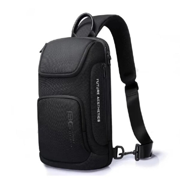 BANGE BG-7565 Anti-Theft Crossbody Shoulder Sling Bag(Black)