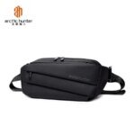 Arctic Hunter YB00029 Waterproof Crossbody Sling Chest Bag-(Black)