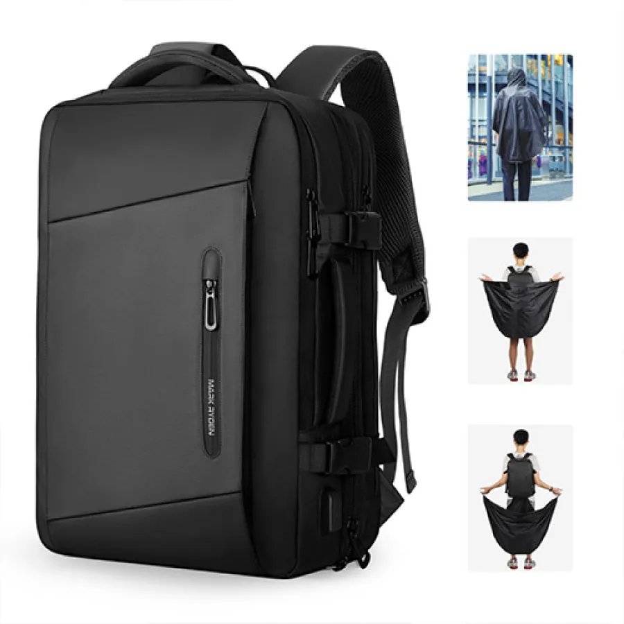 sXNaQMjS1CPFPj12Oq7qB8RRzA9eXEXZbZTUJOmf Mark Ryden MR9299YY_00 17" Expandable Business Travel Bag(Black) - Image 1
