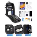 OZUKO 9585 Crossbody Shoulder Sling Chest Sports Tactical Waterproof Bag(Black) - Image 3