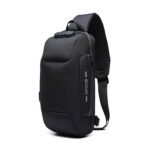 Ozuko 9223L Anti-Theft Crossbody Shoulder Bag(Black) - Image 2