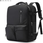 BANGE BG-1800 Carry-on Large Capacity Waterproof Business Travel Backpacks(Black)