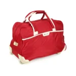 HTS Rolling Duffel Travel Trolley Bag Red - Image 2