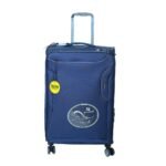 President Family Size TSA Lock Travel Trolley Luggage 9476 Navy Blue