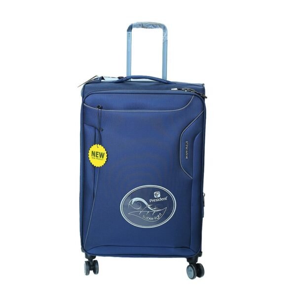 President Family Size TSA Lock Travel Trolley Luggage 9476 Navy Blue