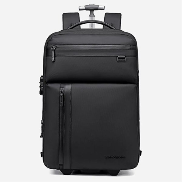 Arctic Hunter LG00860 Rolling 2 Wheels Water-resistant Travel Trolley Luggage Bag(Black)