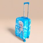 Kid's Polycarbonate Cartoon 4 Wheel 360 Rotating Non-Breakable Suitcase Luggage Trolley - Disney Frozen 01 - Image 4