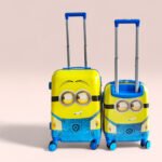 Kid's Polycarbonate Cartoon 4 Wheel 360 Rotating Non-Breakable Suitcase Luggage Trolley - Minions - Image 5