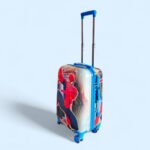 Kid's Polycarbonate Cartoon 4 Wheel 360 Rotating Non-Breakable Suitcase Luggage Trolley - Spiderman - Image 4