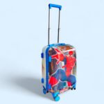 Kid's Polycarbonate Cartoon 4 Wheel 360 Rotating Non-Breakable Suitcase Luggage Trolley - Spiderman - Image 3