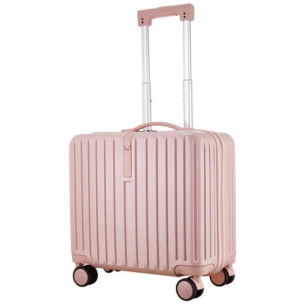 Nan Xiang 17" Carry-on Cabin Crew Trolley Luggage-010(Pink)