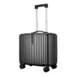 Nan Xiang 17" Carry-on Cabin Crew Trolley Luggage-010(Black)