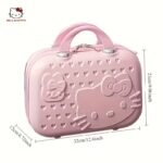 Hello Kitty 14 Inch Mini Makeup Beauty Case Box - Baby Pink - Image 2