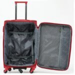 President Family TSA Lock 5Wheel Travel Trolley 919 Red - Image 4