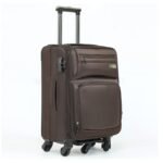 President Family TSA Lock 5 Wheel Travel Trolley QQ 920 Coffee - Image 2