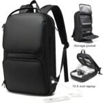 BANGE Bg-7261 Men Waterproof Business Laptop Backpack (Black) - Image 2