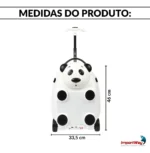 Remote Control Animal Trolley Luggage Game Kids Toy Travel Case (White) - Image 8