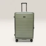 Smart Polo 95101 Lightweight Hard Durable Polycarbonate With 360° Wheels Trolley Luggage (Olive Green) - Image 2
