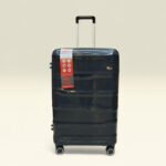 ICE lightweight Hardcase PP With 360 Degree wheels Trolley Luggage (Black)
