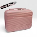 ORAMI Unbreakable Premium 16 Inch Mini Makeup Beauty Case Box - Rose Pink