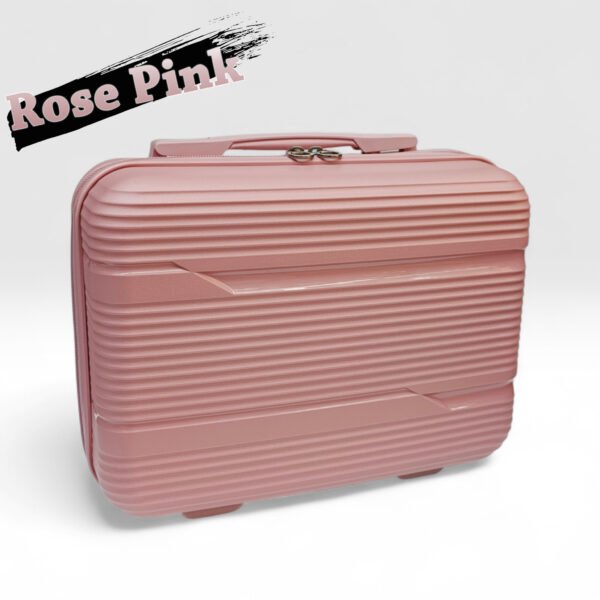 ORAMI Unbreakable Premium 16 Inch Mini Makeup Beauty Case Box - Rose Pink