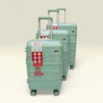 ICE lightweight Hardcase PP With 360 Degree wheels Trolley Luggage (Mint Green)