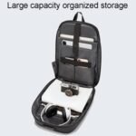 Bange BG-7251 Hardcover Anti-theft TSA lock Casual Design Backpacks (Grey) - Image 3