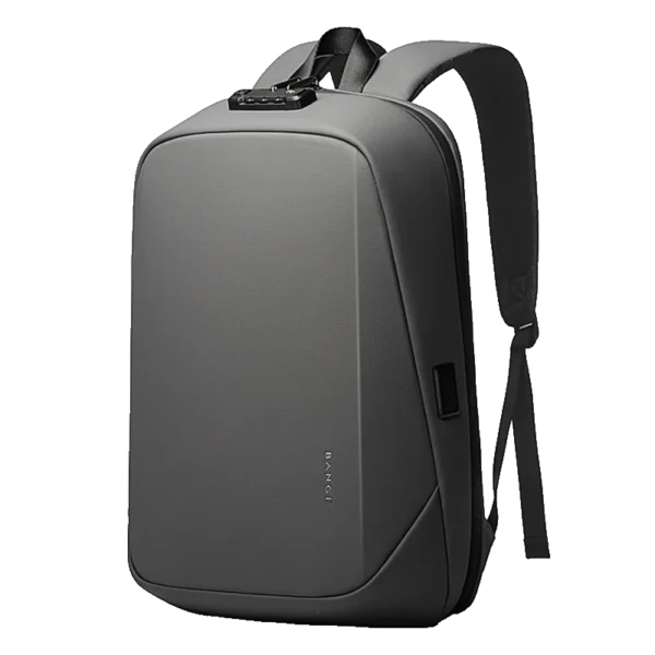 Bange BG-7251 Hardcover Anti-theft TSA lock Casual Design Backpacks (Grey)