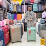 ICE lightweight Hardcase PP With 360 Degree wheels Trolley Luggage (Mint Green) - Image 4