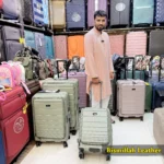 Smart Polo 95101 Lightweight Hard Durable Polycarbonate With 360° Wheels Trolley Luggage (Olive Green) - Image 6