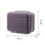 ORAMI Unbreakable Premium 16 Inch Mini Makeup Beauty Case Box - Rose Pink - Image 5