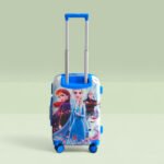 Kid's Polycarbonate Cartoon 4 Wheel 360 Rotating Non-Breakable Suitcase Luggage Trolley - Disney Frozen - Image 5