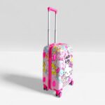 Kid's Polycarbonate Cartoon 4 Wheel 360 Rotating Non-Breakable Suitcase Luggage Trolley - Hello Kitty - Image 5