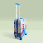 Kid's Polycarbonate Cartoon 4 Wheel 360 Rotating Non-Breakable Suitcase Luggage Trolley - Disney Frozen - Image 4