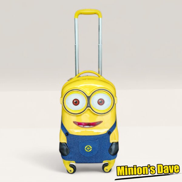Kid's 20' 3D Minion Design ABS +PC hard shell 4 Wheel 360 Rotating Luggage Trolley