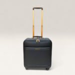 Bojuegzi Water Resistant 18 Inch Cabin Size Soft Trolley Luggage - Black