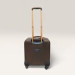 Bojuegzi Water Resistant 18 Inch Cabin Size Soft Trolley Luggage - Black - Image 3