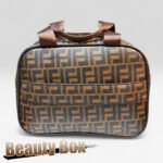 Luxury Monogram Canvas 18 Inch Trolley Luggage with Matching Beauty Box Set (LMCD-03) - Image 2