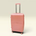 Partner Lightweight Polycarbonat Hard Shell Trolley Luggage D3 (Rose Pink)