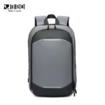 LEASTAT 14 Inch Simple Lightweight Casual Expandable Business Laptop Backpack Office Bag (Grey)