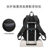 LEASTAT 14 Inch Simple Lightweight Casual Expandable Business Laptop Backpack Office Bag (Blue) - Image 5
