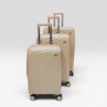 Partner Lightweight Polycarbonat Hard Shell Trolley Luggage D1 (Champagne)