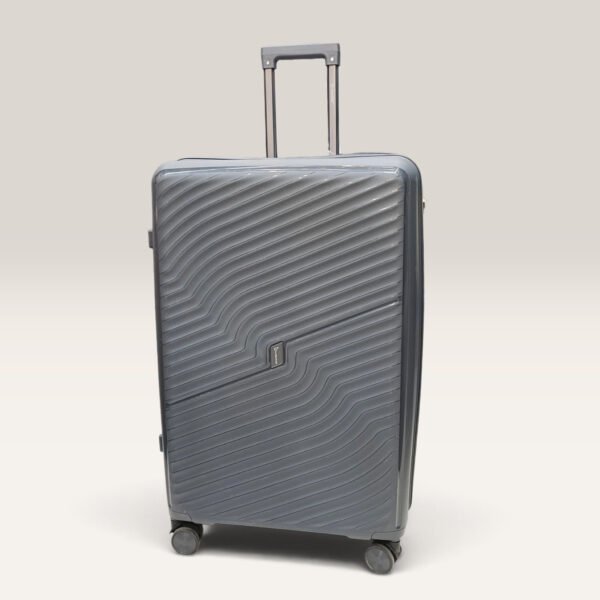 Partner Lightweight Polycarbonat Hard Shell Trolley Luggage D2 (Silver Grey)